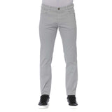 Jeans homme en coton gris Trussardi