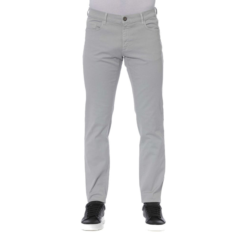 Jeans homme en coton gris Trussardi