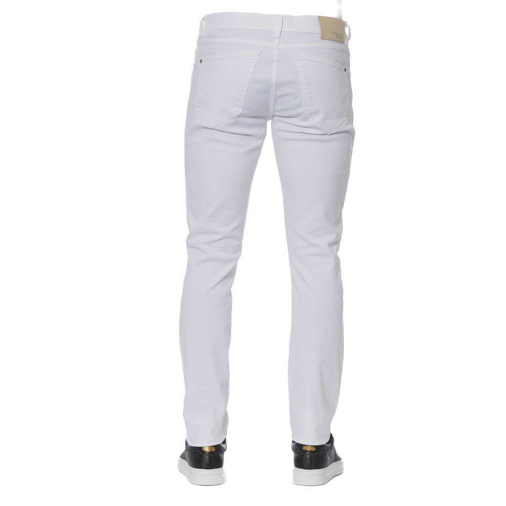 Jeans en coton blanc pour homme de Trussardi