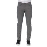 Pantalon en coton gris pour homme de la marque Trussardi Jeans