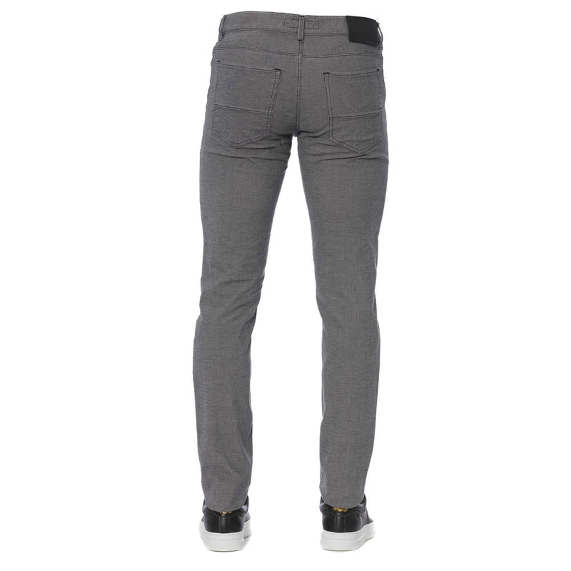 Pantalon en coton gris pour homme de la marque Trussardi Jeans