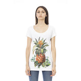 Just Cavalli White Cotton Women T-Shirt - Contemporary Chic