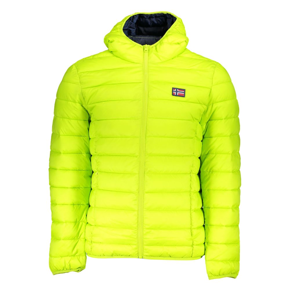 Veste à capuche en polyamide vert chic, Norvège 1963
