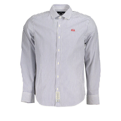 Chemise à manches longues rayée élégante pour homme de La Martina