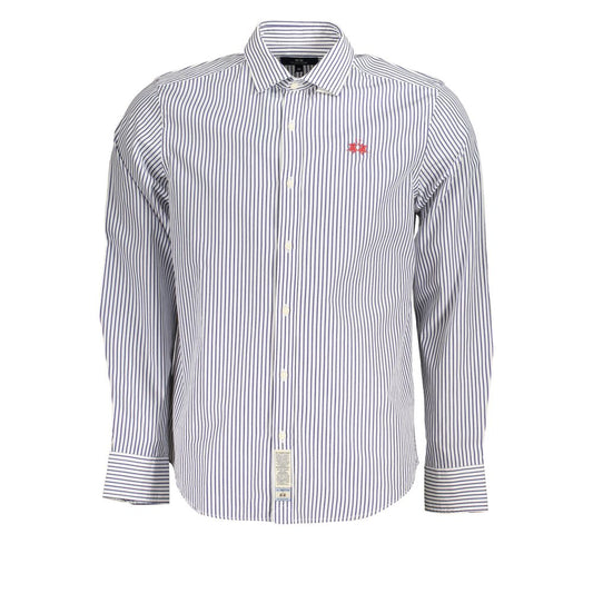 Chemise à manches longues rayée élégante pour homme de La Martina
