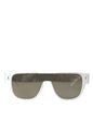 Dolce &amp; Gabbana Witte Acetaat Spiegellenzen DG4356 Zonnebril