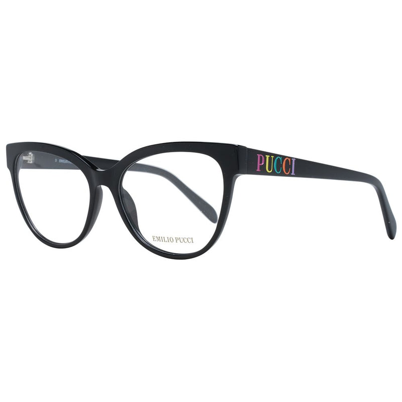 Emilio Pucci Black Women Glasses Frame - Stylish Eyewear