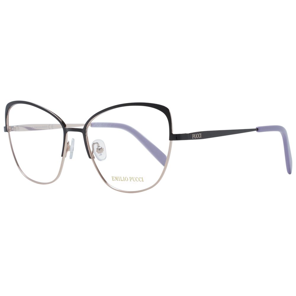 Emilio Pucci Black Women Glasses Frame - Stylish Cat-Eye Design