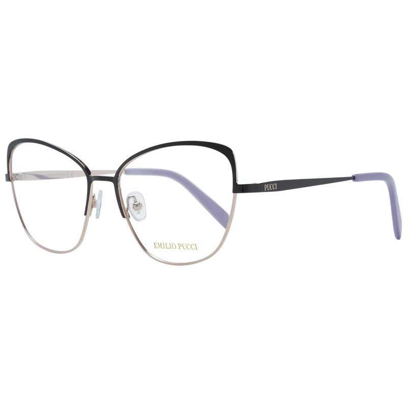 Emilio Pucci Black Women Glasses Frame - Stylish Cat-Eye Design