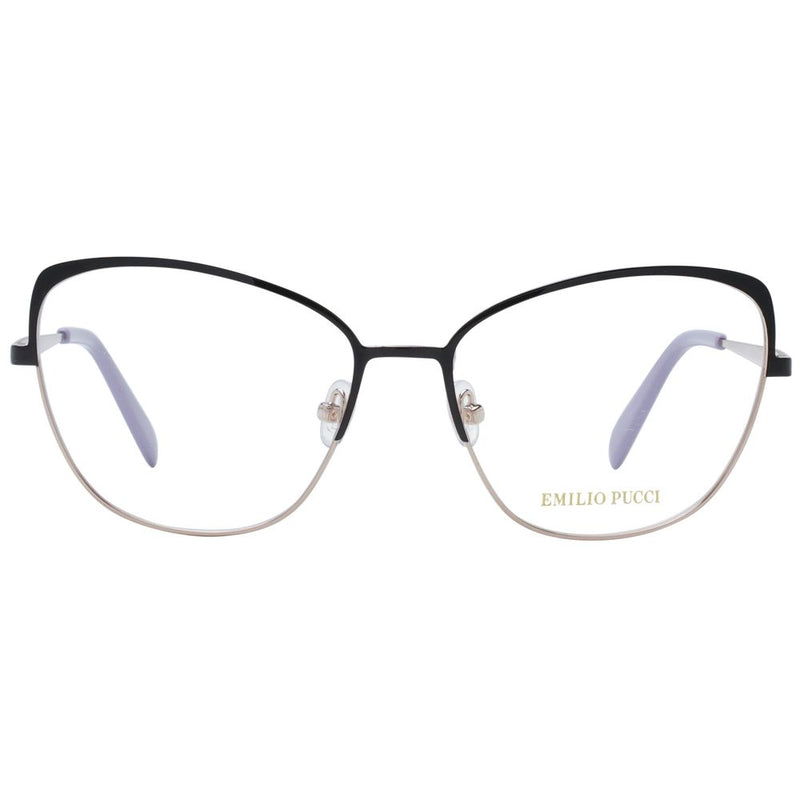 Emilio Pucci Black Women Glasses Frame - Stylish Cat-Eye Design