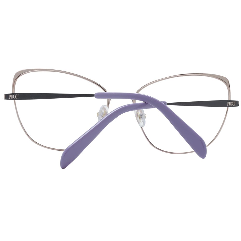 Emilio Pucci Black Women Glasses Frame - Stylish Cat-Eye Design