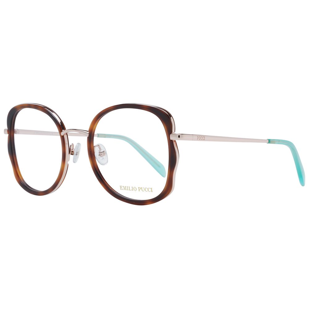 Emilio Pucci Brown Women Glasses Frame - Stylish Butterfly Design
