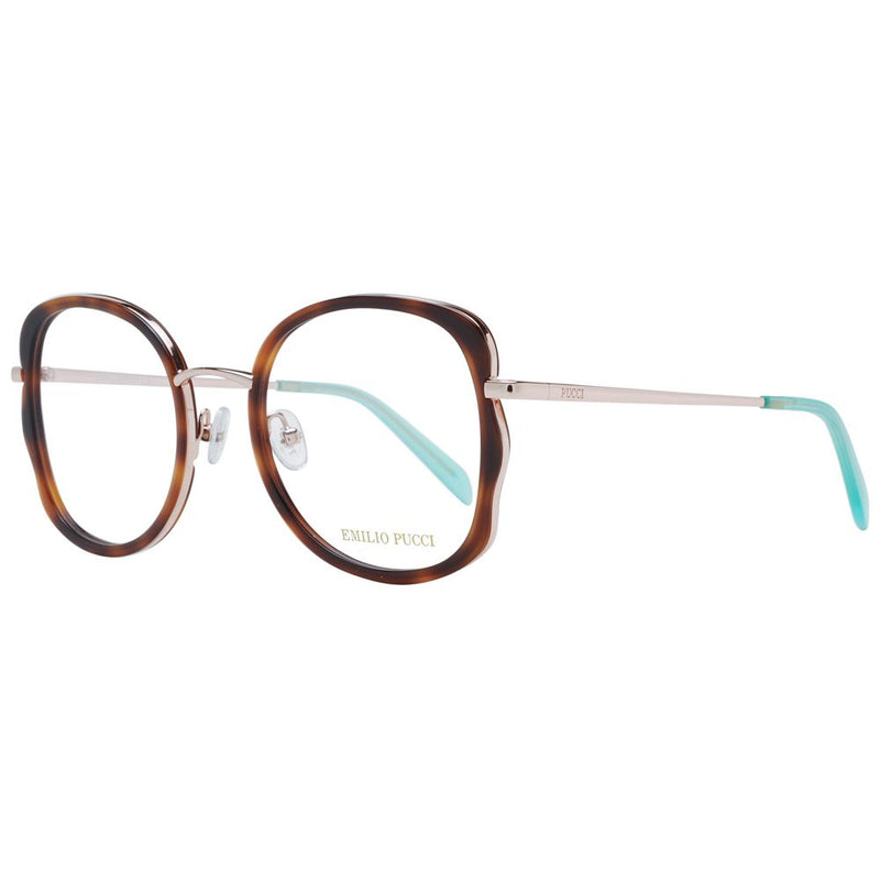 Emilio Pucci Brown Women Glasses Frame - Stylish Butterfly Design