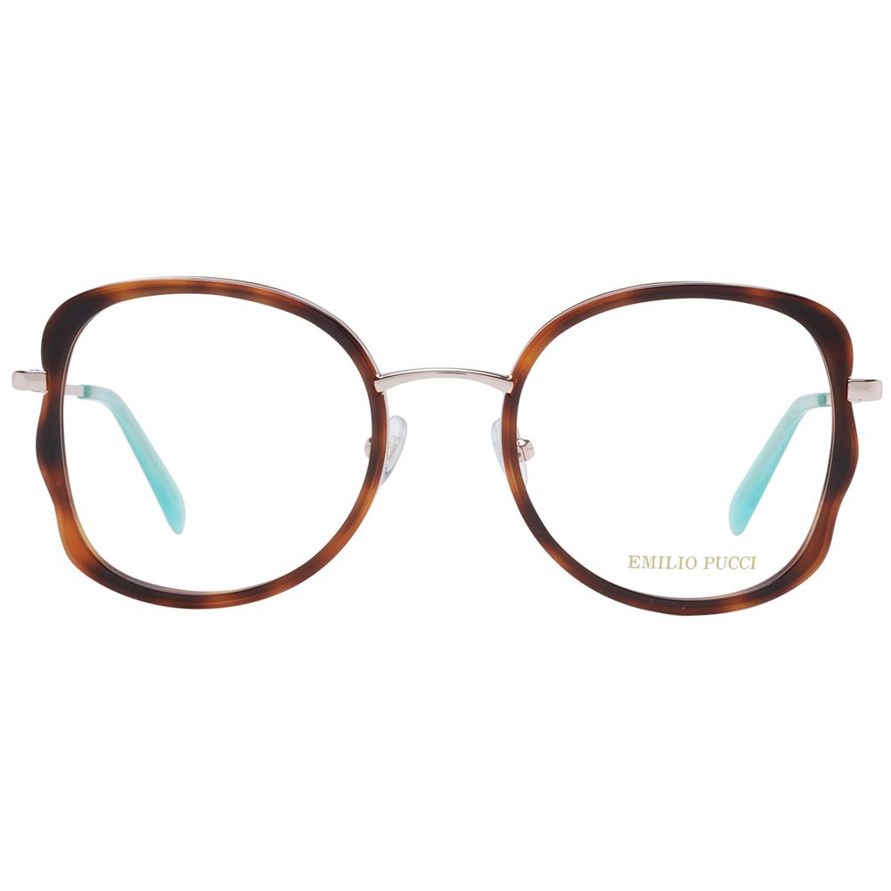 Emilio Pucci Brown Women Glasses Frame - Stylish Butterfly Design