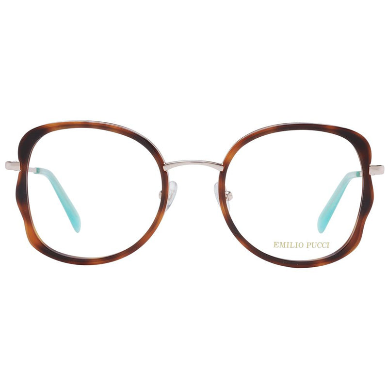 Emilio Pucci Brown Women Glasses Frame - Stylish Butterfly Design