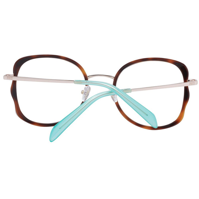Emilio Pucci Brown Women Glasses Frame - Stylish Butterfly Design