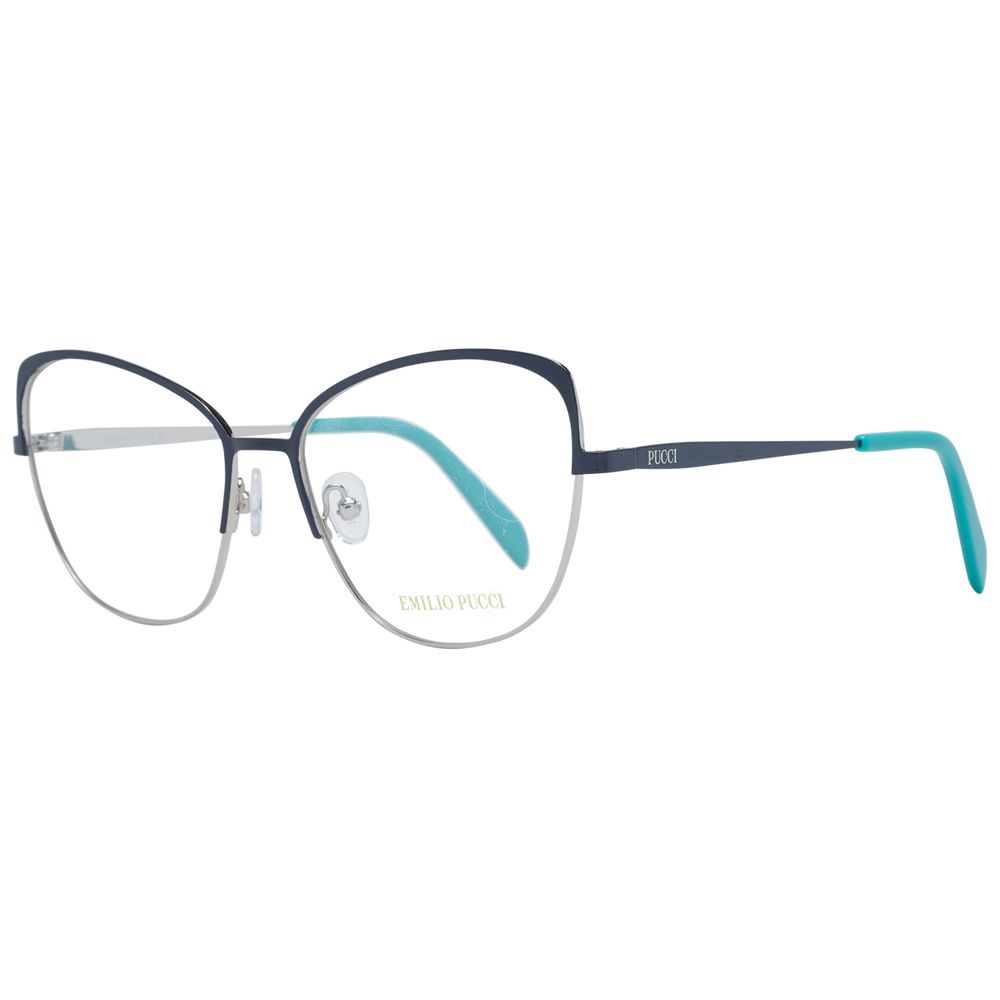 Emilio Pucci Blue Women Glasses Frame - Cat Eye Style