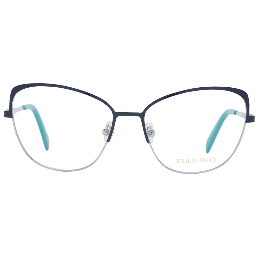 Emilio Pucci Blue Women Glasses Frame - Cat Eye Style
