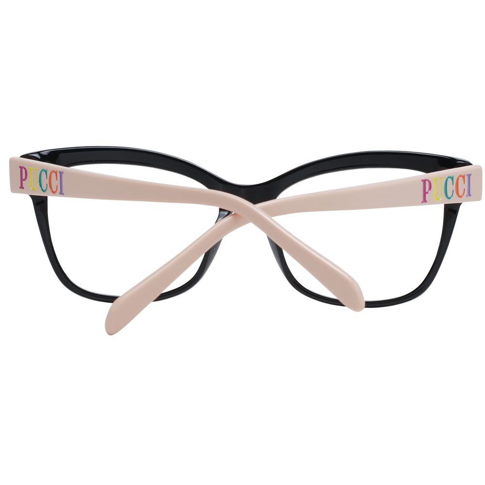 Emilio Pucci Black Women Glasses Frame - Élégance et Durabilité