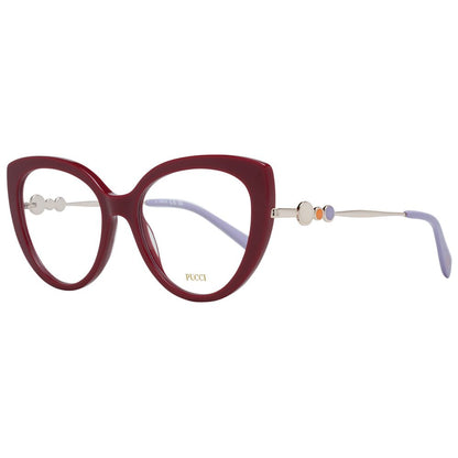 Emilio Pucci Red Women Glasses Frame