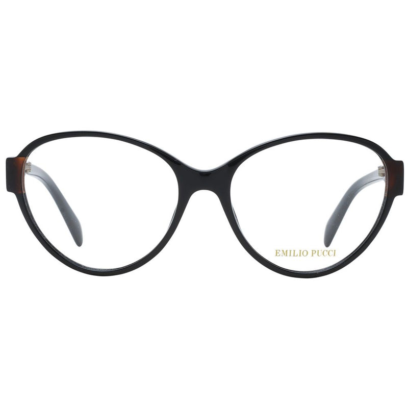 Emilio Pucci Black Women Glasses Frame - Stylish Eyewear