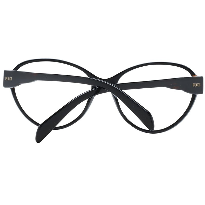 Emilio Pucci Black Women Glasses Frame - Stylish Eyewear