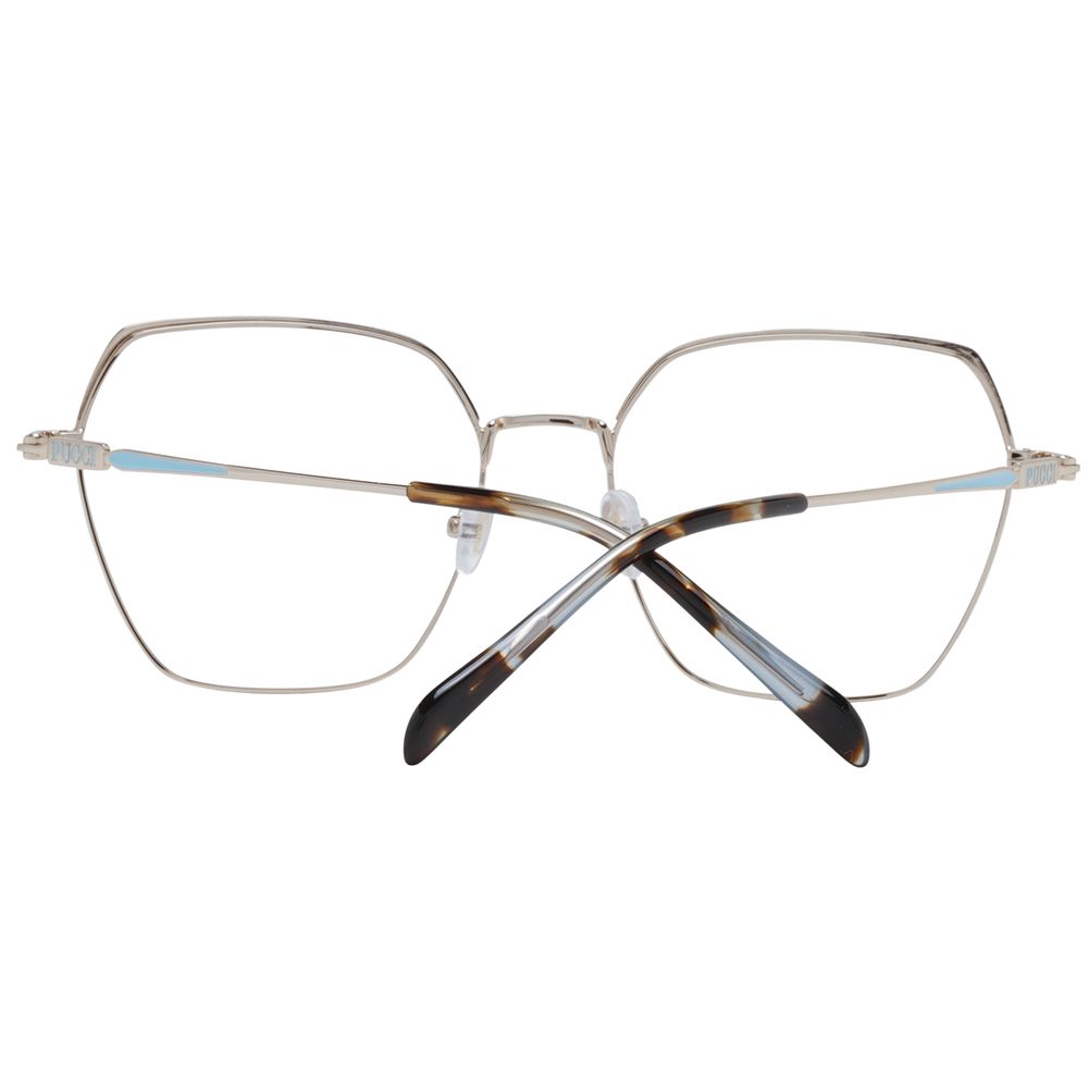 Monture de lunettes pour femme Emilio Pucci, or.