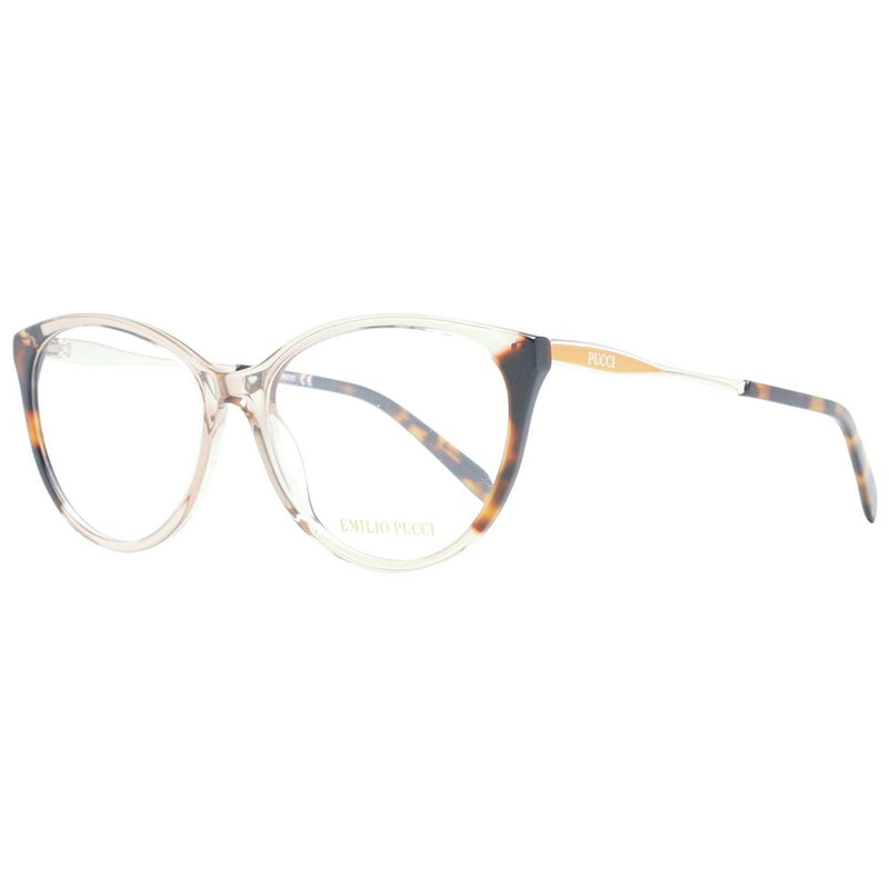 Emilio Pucci Brown Women Glasses Frame - Chic Cat-Eye Design