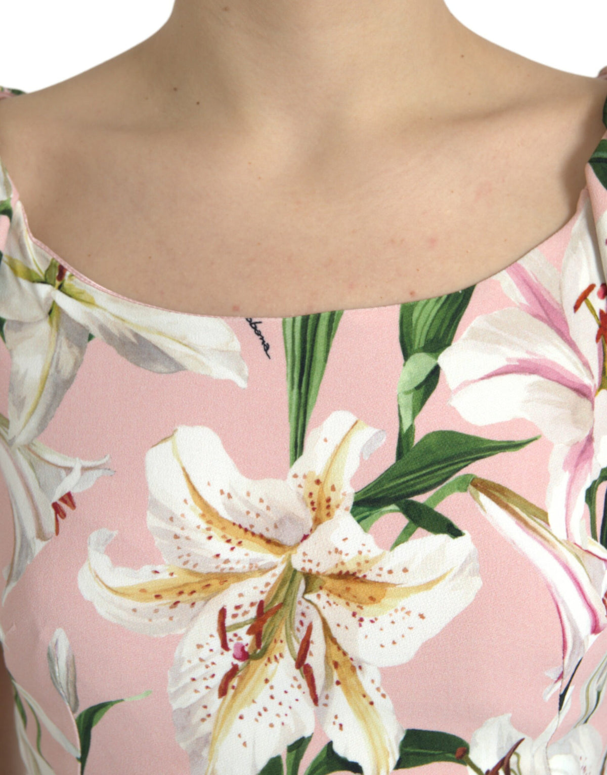 Robe Mini Stretch Viscose Lily Rose Dolce & Gabbana