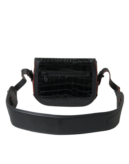 Balenciaga Zwarte Exotische Leren Schoudertas Cameratas