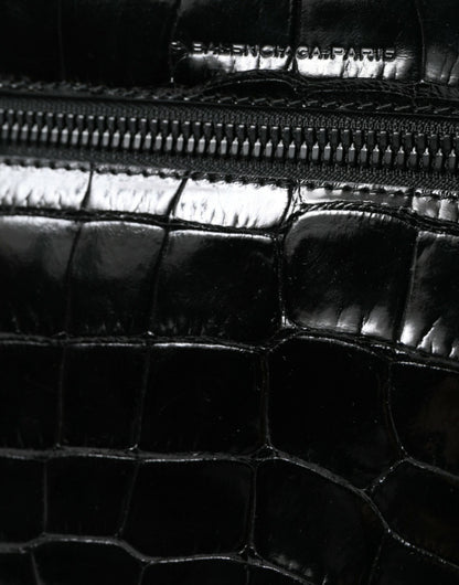 Balenciaga Zwarte Exotische Leren Schoudertas Cameratas