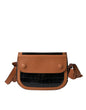 Sac à main Balenciaga en cuir exotique noir et marron