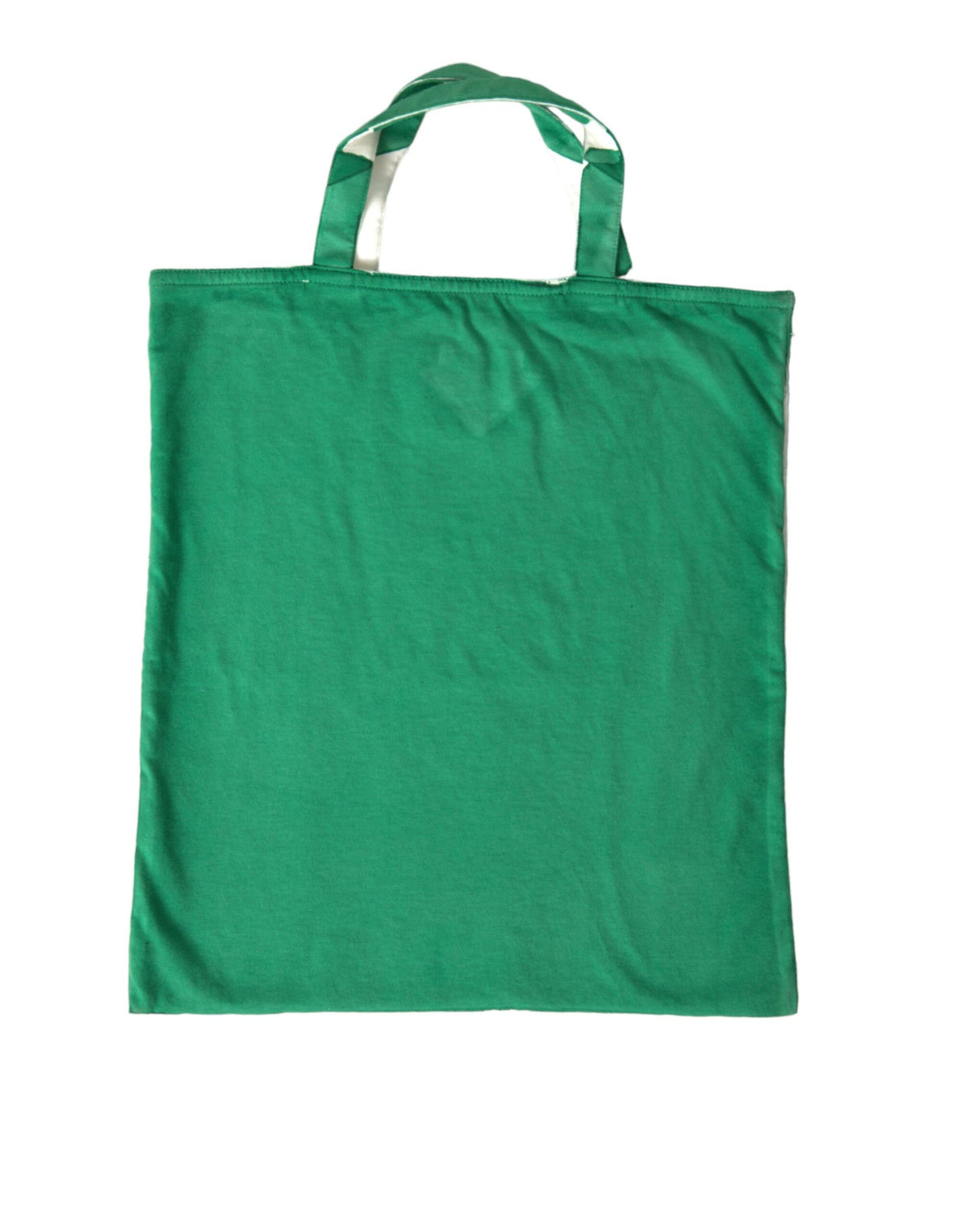 Sac à main Prada en jersey vert avec logo - Tote Bag
