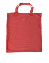 Sac à provisions Prada Red Jersey Fabric Logo