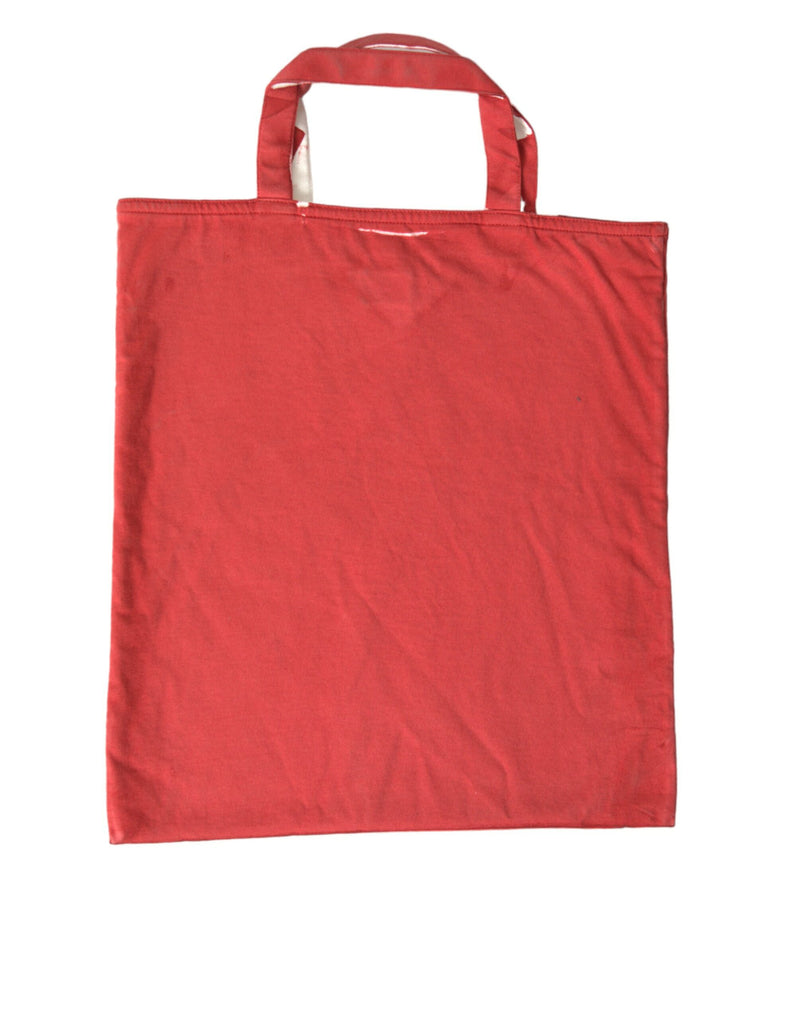 Sac à provisions Prada Red Jersey Fabric Logo