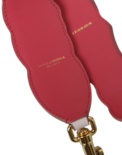 Bandoulière accessoire en cuir blanc à fleurs Dolce & Gabbana