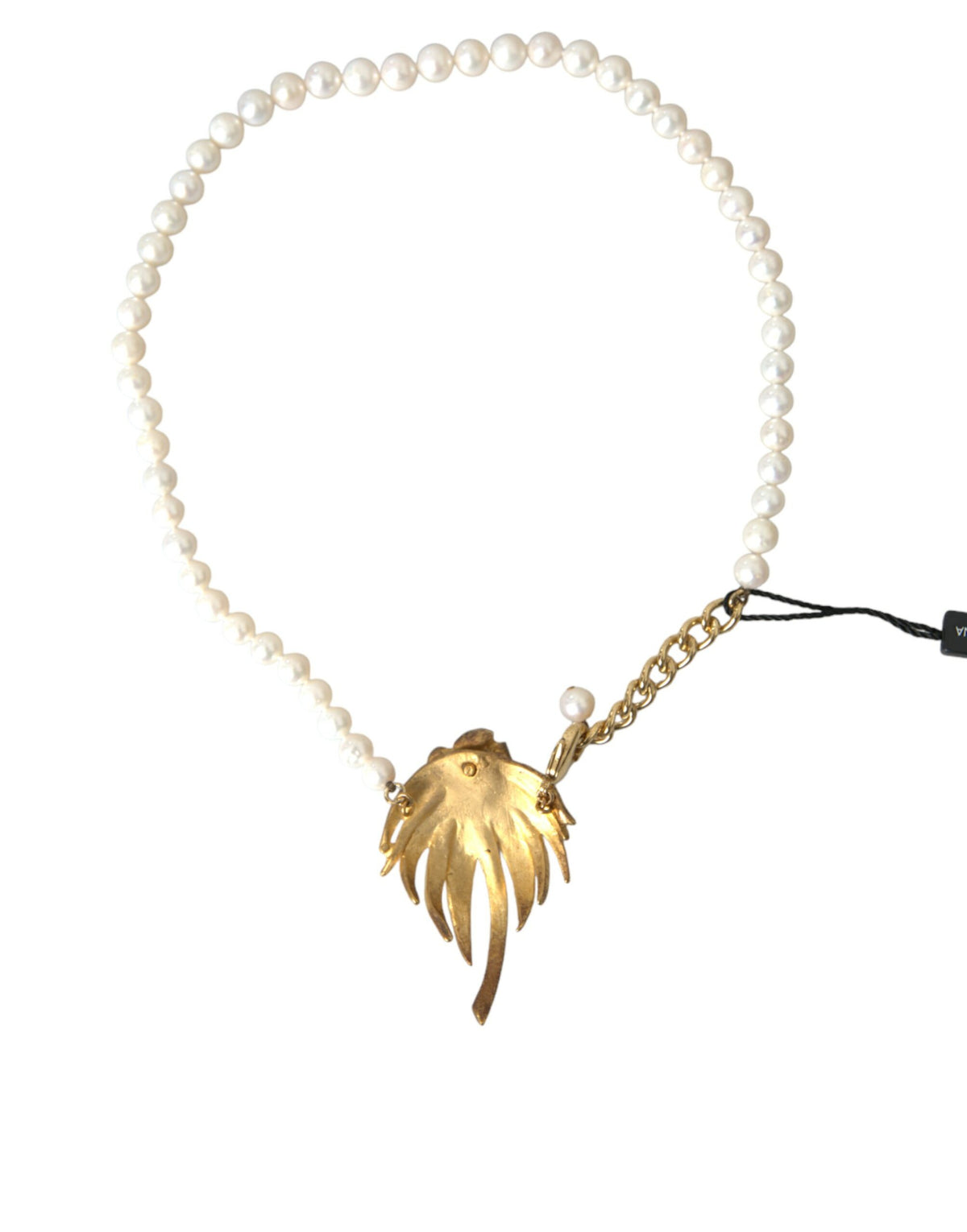 Collier Pendentif Arbre en Cristal et Perles Fausses Dolce & Gabbana