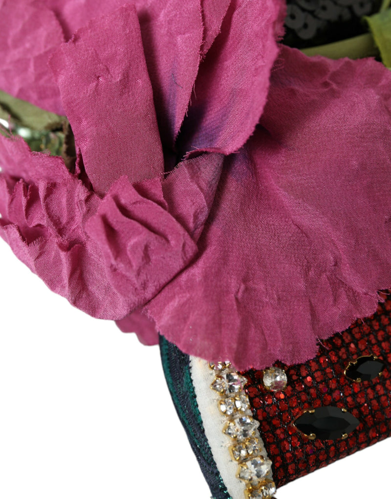 Dolce & Gabbana Red Watermelon Cherry Crystal Hairband Diadem