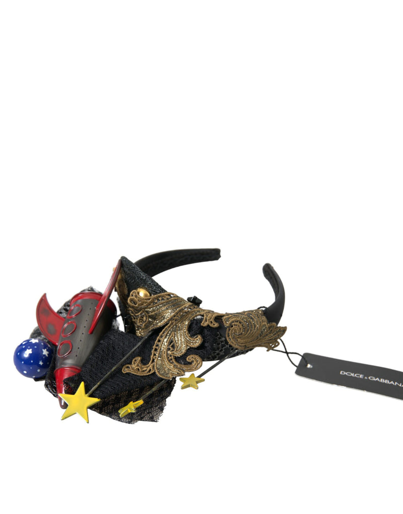Dolce & Gabbana Multicolor Missile Rocket Crystal Stars Headband
