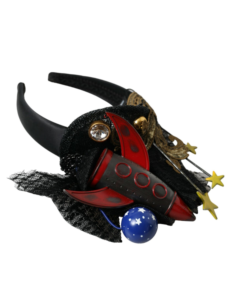 Dolce & Gabbana Multicolor Missile Rocket Crystal Stars Headband