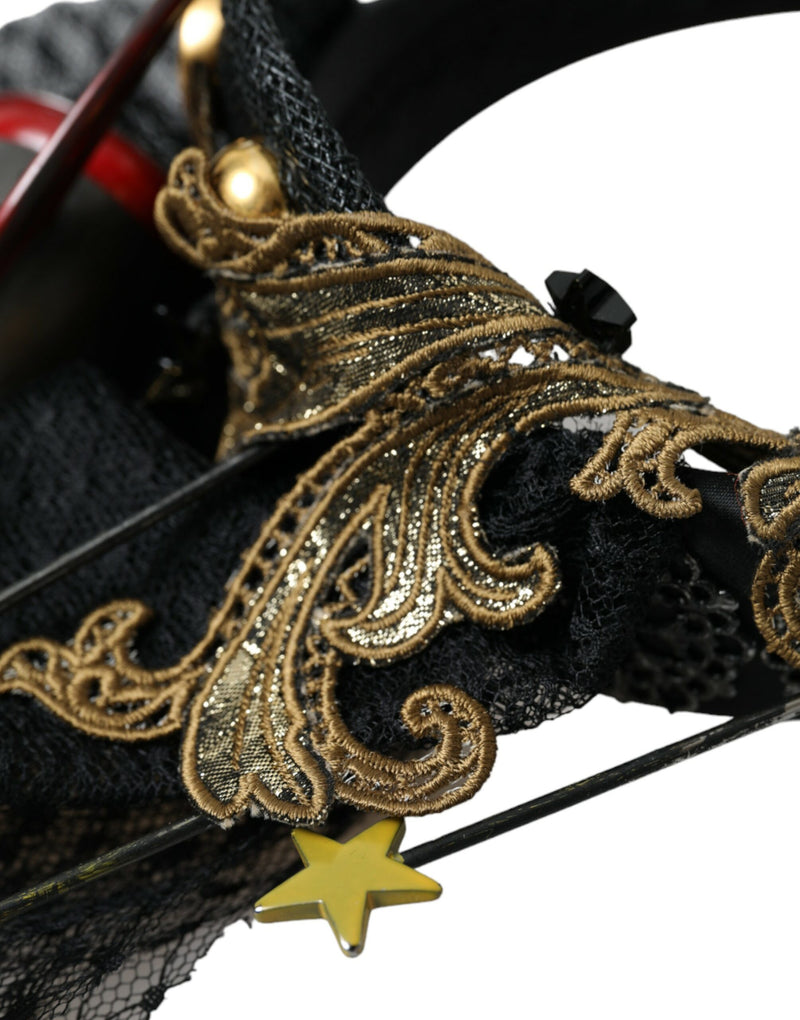 Dolce & Gabbana Multicolor Missile Rocket Crystal Stars Headband