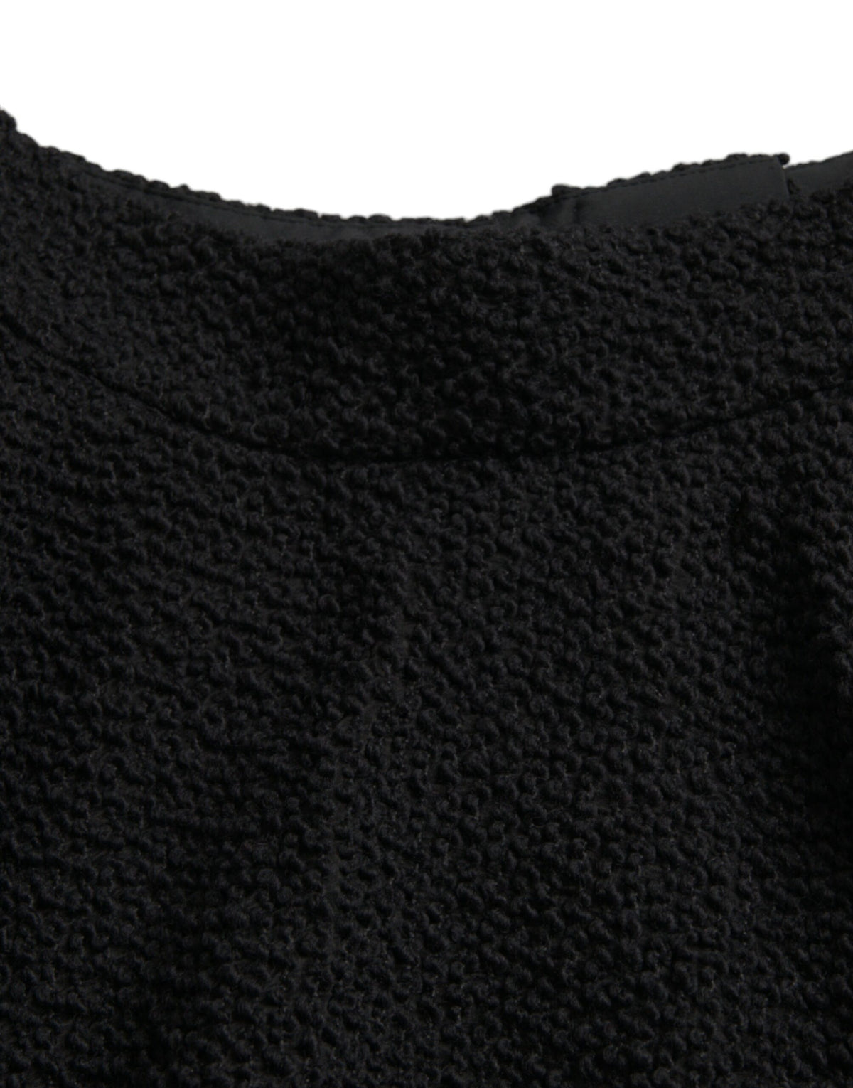 Dolce & Gabbana Jupe Noire Taille Haute A-ligne Longueur Genou