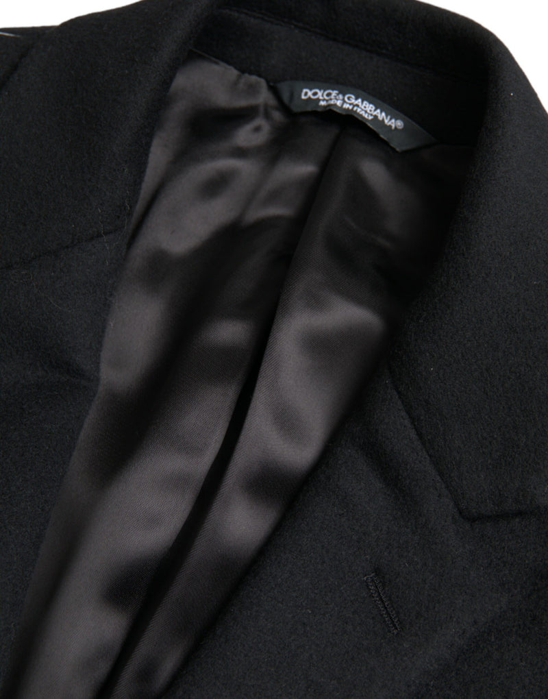Dolce & Gabbana Zwarte, Enkellaags Trenchcoat