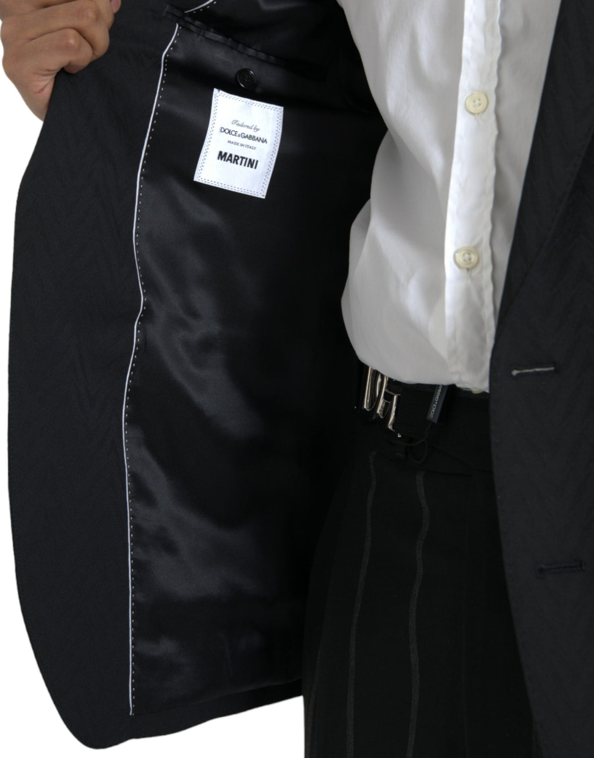Dolce &amp; Gabbana - Veste, blazer, pardessus noir MARTINI, coupe slim.