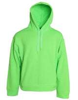 Pull à capuche en jersey vert néon Dolce &amp; Gabbana