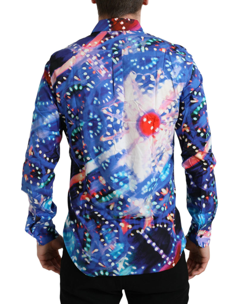 Chemise MARTINI à manches courtes et multicolore Luminarie de Dolce &amp; Gabbana