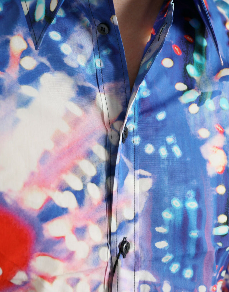 Chemise MARTINI à manches courtes et multicolore Luminarie de Dolce &amp; Gabbana