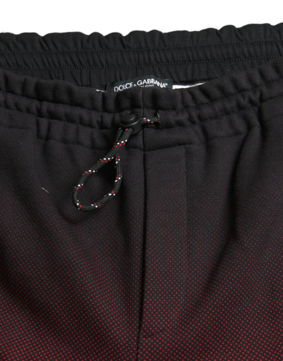 Shorts Bermuda en coton à imprimé léopard rouge de Dolce &amp; Gabbana