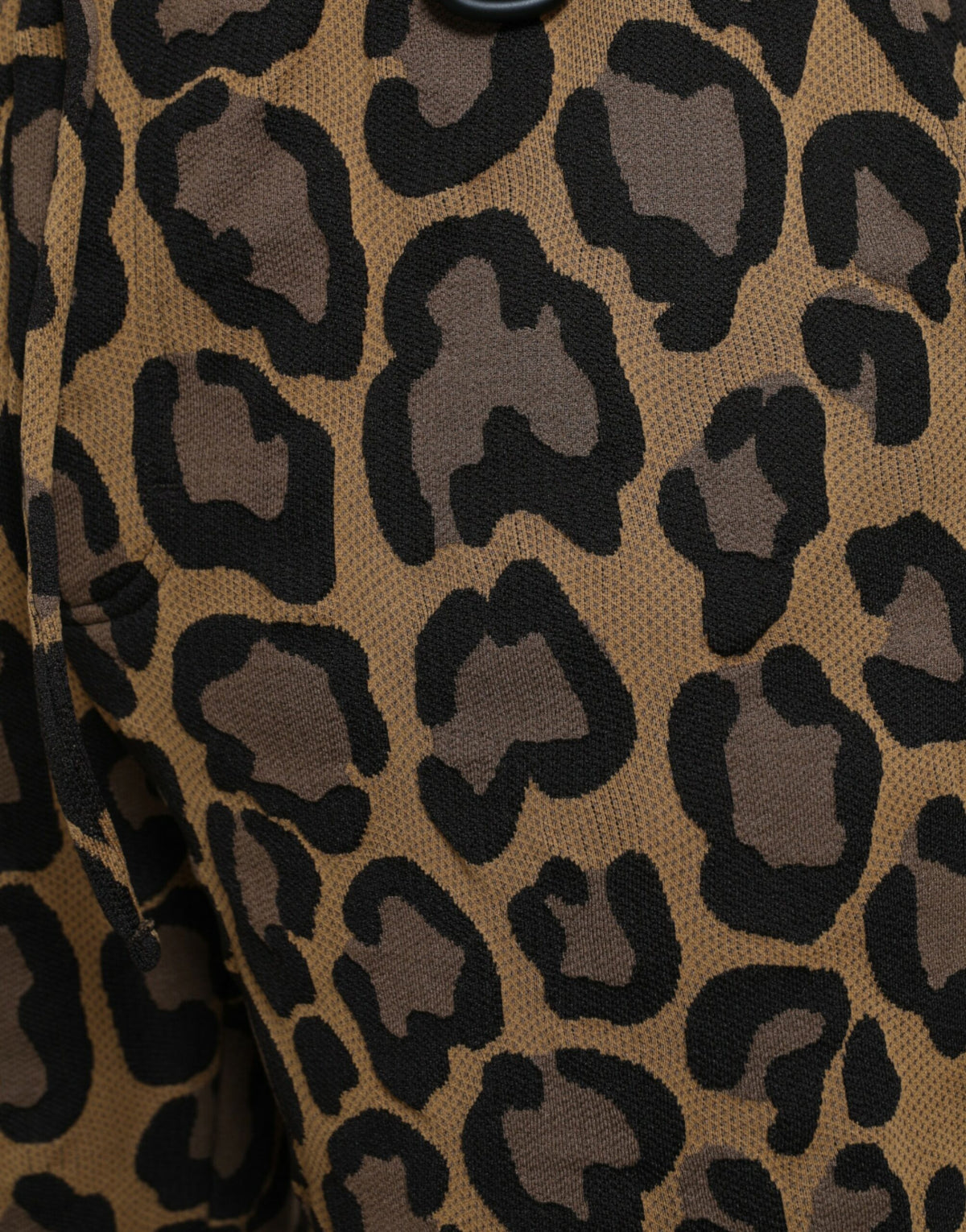 Pantalons de jogging en polyester à imprimé léopard marron de Dolce &amp; Gabbana