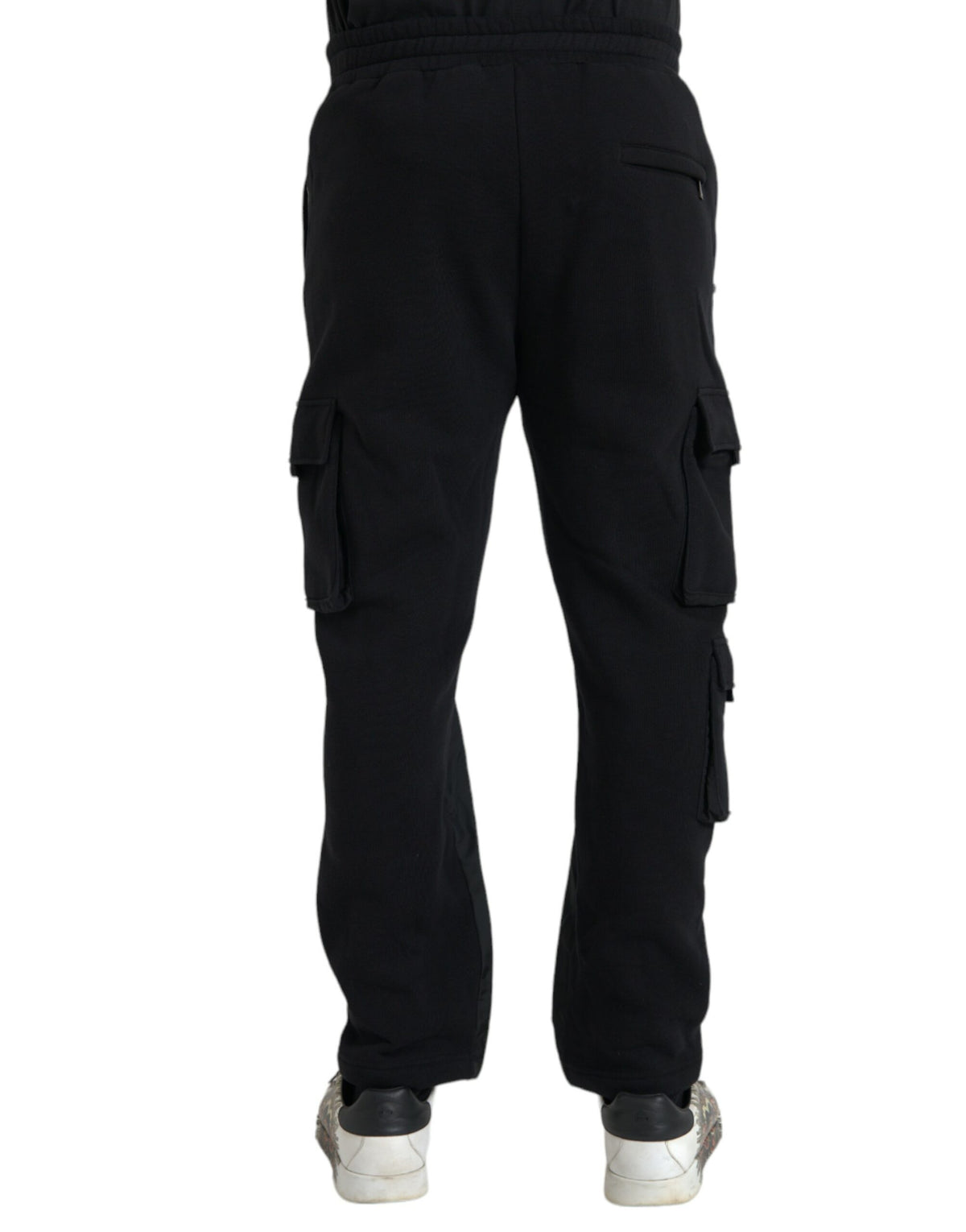 Pantalon skinny en coton mélangé noir de Dolce &amp; Gabbana